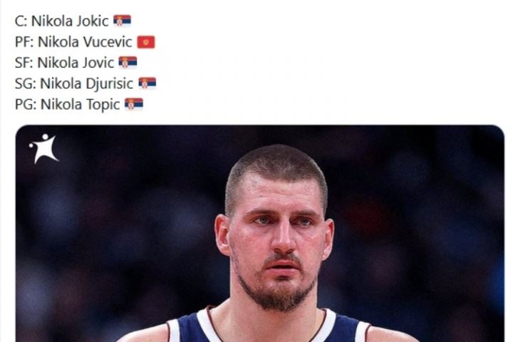美媒：叫尼古拉有助于进入NBA😂你觉得这个尼古拉阵容怎么样？